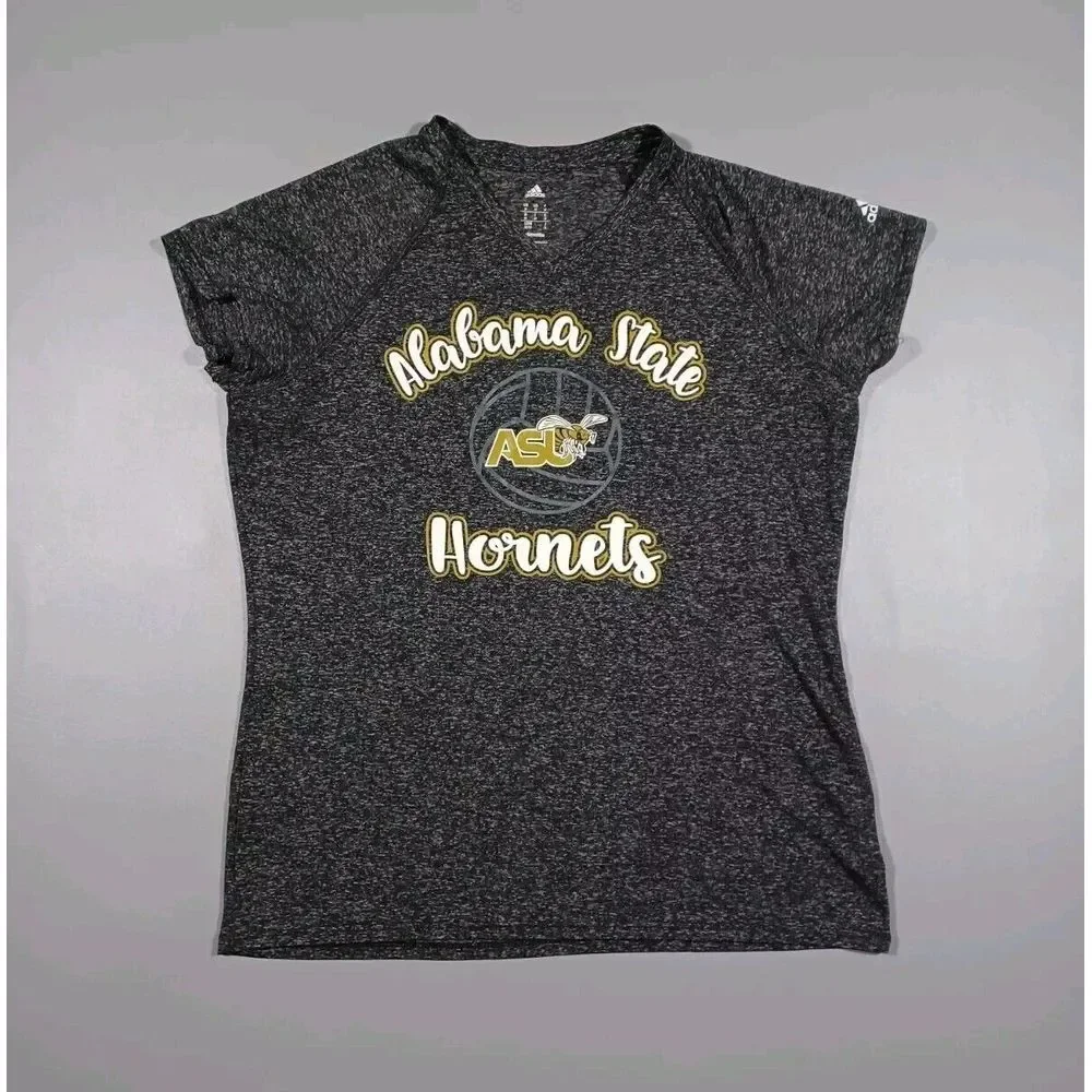 Alabama State Hornets‎ Shirt Womens M Gray Adidas Climalite